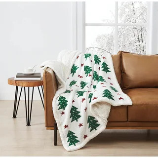 Truly Soft Cozy Tree and Star Throw - Bed Bath & Beyond - 41256552 | Bed Bath & Beyond