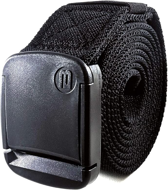 1.5 Inch Wide Men's Elastic Stretch Belt with Fully Adjustable High-Strength Buckle | Amazon (US)