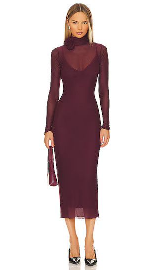 Shailene Dress in Fig | Revolve Clothing (Global)