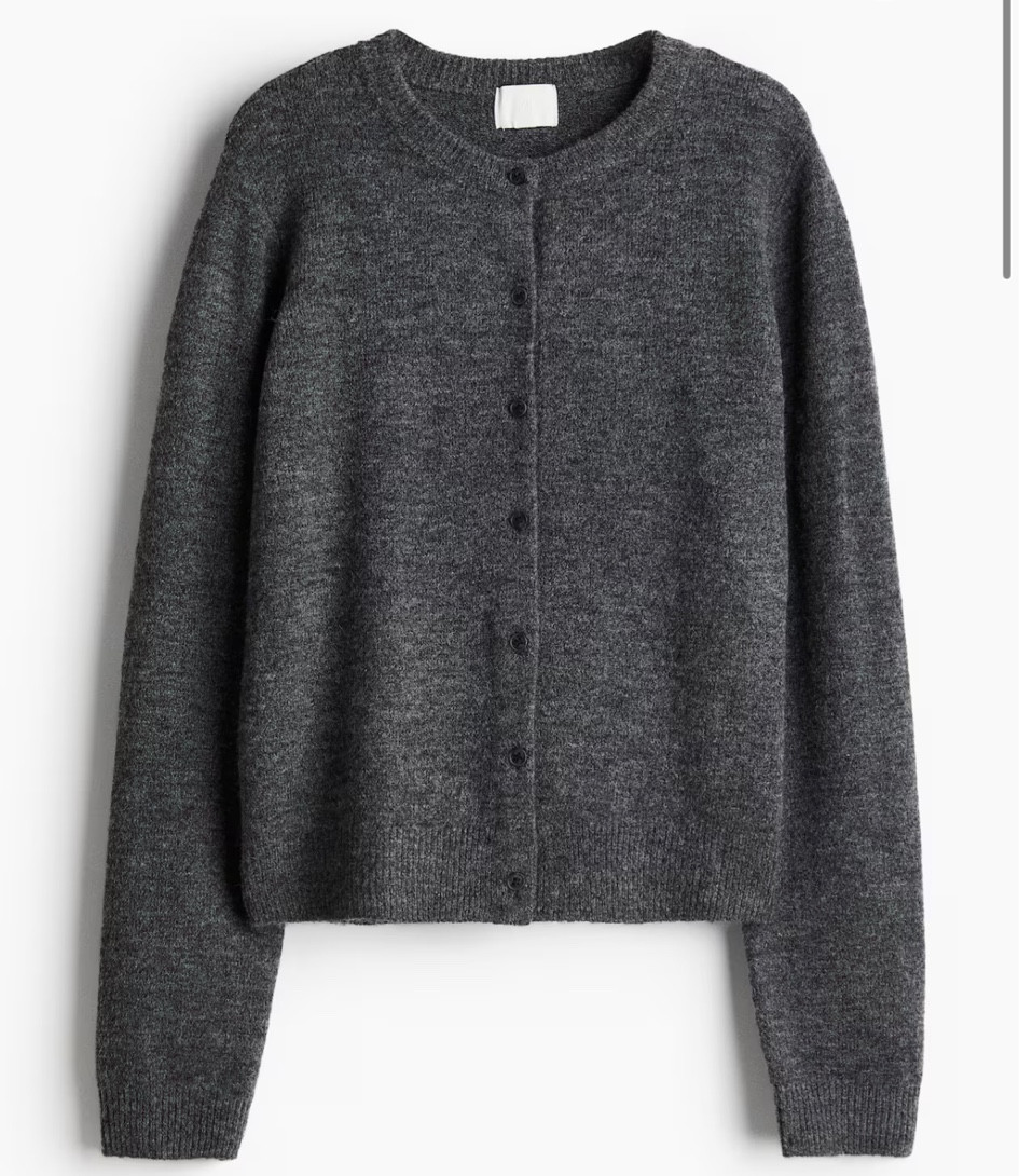 H&M grey cardi 🫶🏻