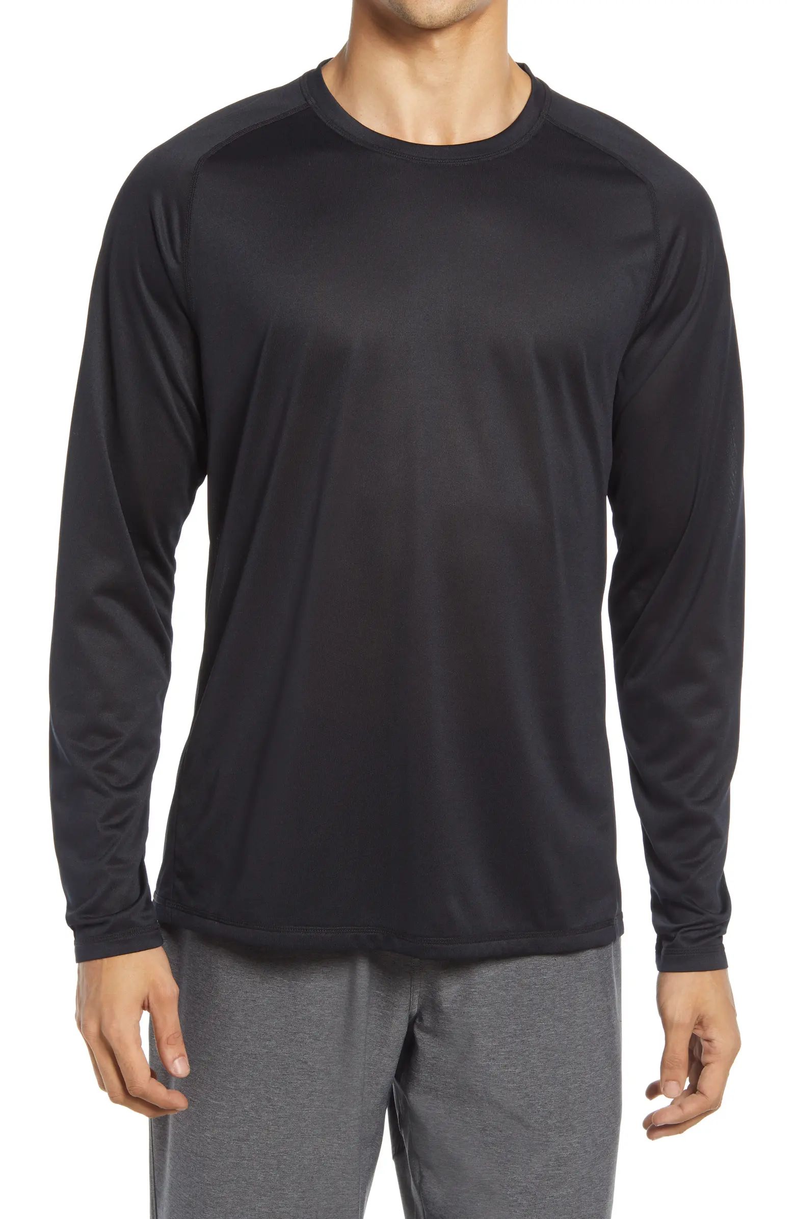 Zella Men's Performance Long Sleeve T-Shirt | Nordstrom | Nordstrom