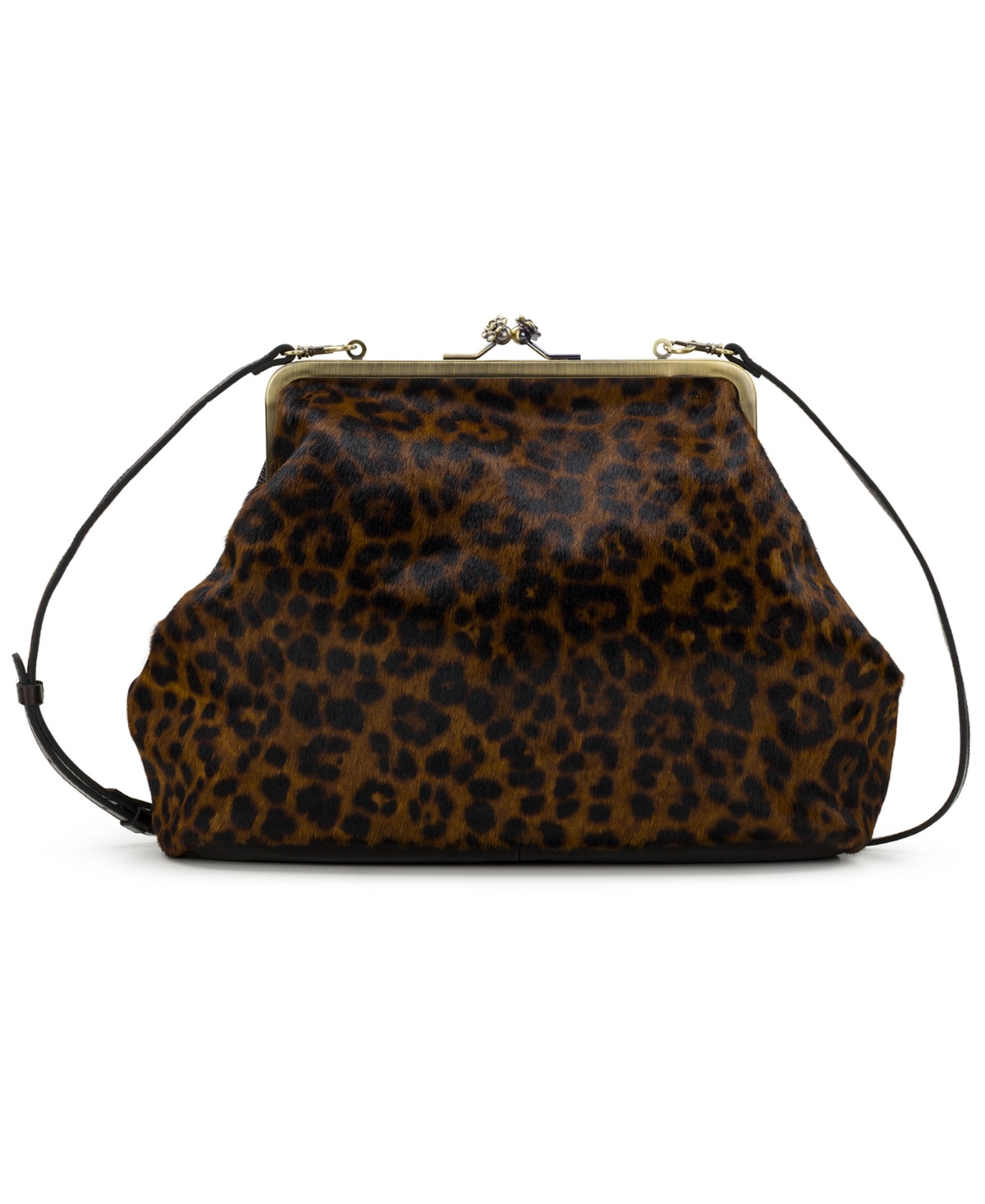 Patricia Nash Vivienne Exotics Frame Clutch Handbag - Leopard | Macy's