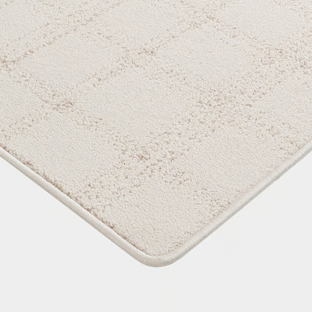 Light Beige Lark Plaid Custom  Area Rug | Rugs USA