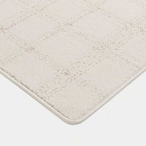 Light Beige Lark Plaid Custom  Area Rug | Rugs USA