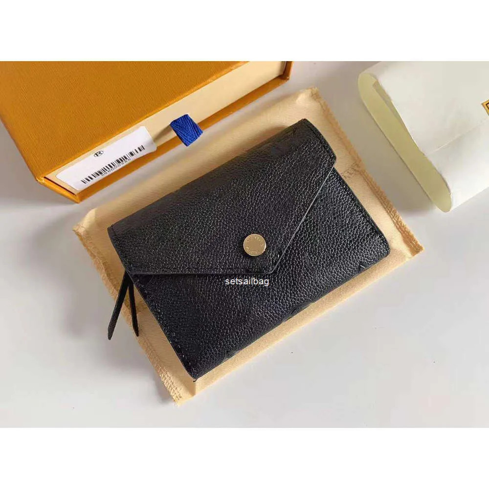 Evening Bags Cosmetic Bags Cases Luxurys Designers Wallets Purse Fashion Short Victorine Wallet E... | DHGate