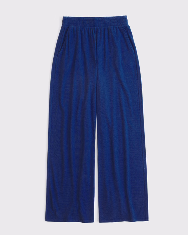 Lounge Brushed Wide Leg Sweatpant | Abercrombie & Fitch (US)