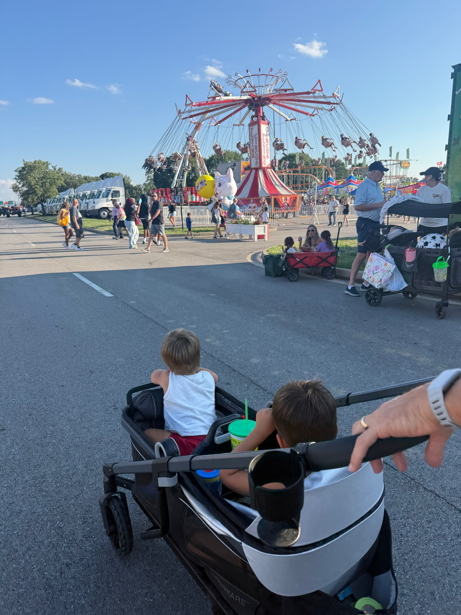 A life saver during the Kentucky fair!

Evenflo, kids wagon, two seater wagon, kids fair, kids travel, kids, boy mom, grace white

#LTKKids #LTKBaby #LTKmomlife