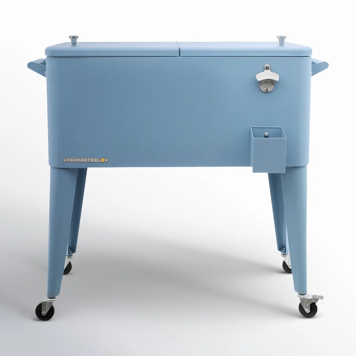 Permasteel 80-Qt Classic Outdoor Patio Cooler On Wheels | Wayfair North America