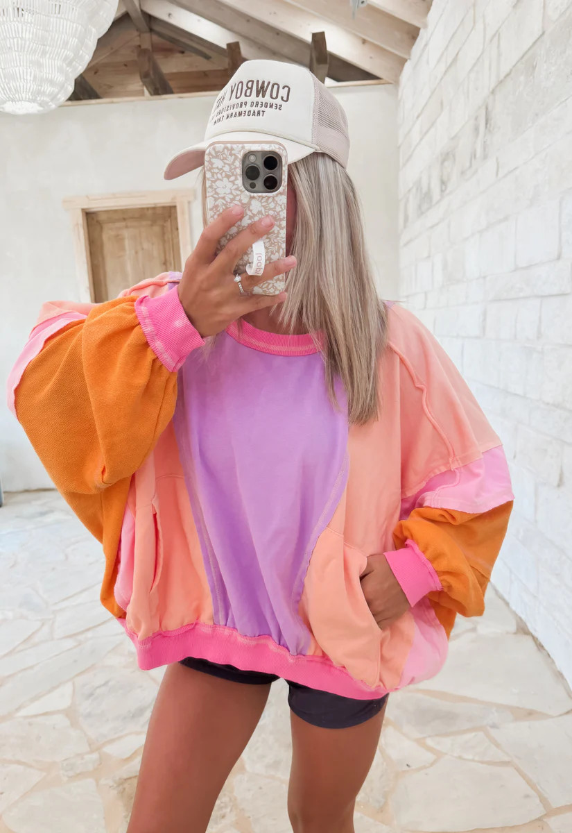 Blair Colorblock Sweatshirt | CK Squared Boutique