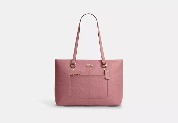 Station Tote Bag In Signature Leather | Coach Outlet US