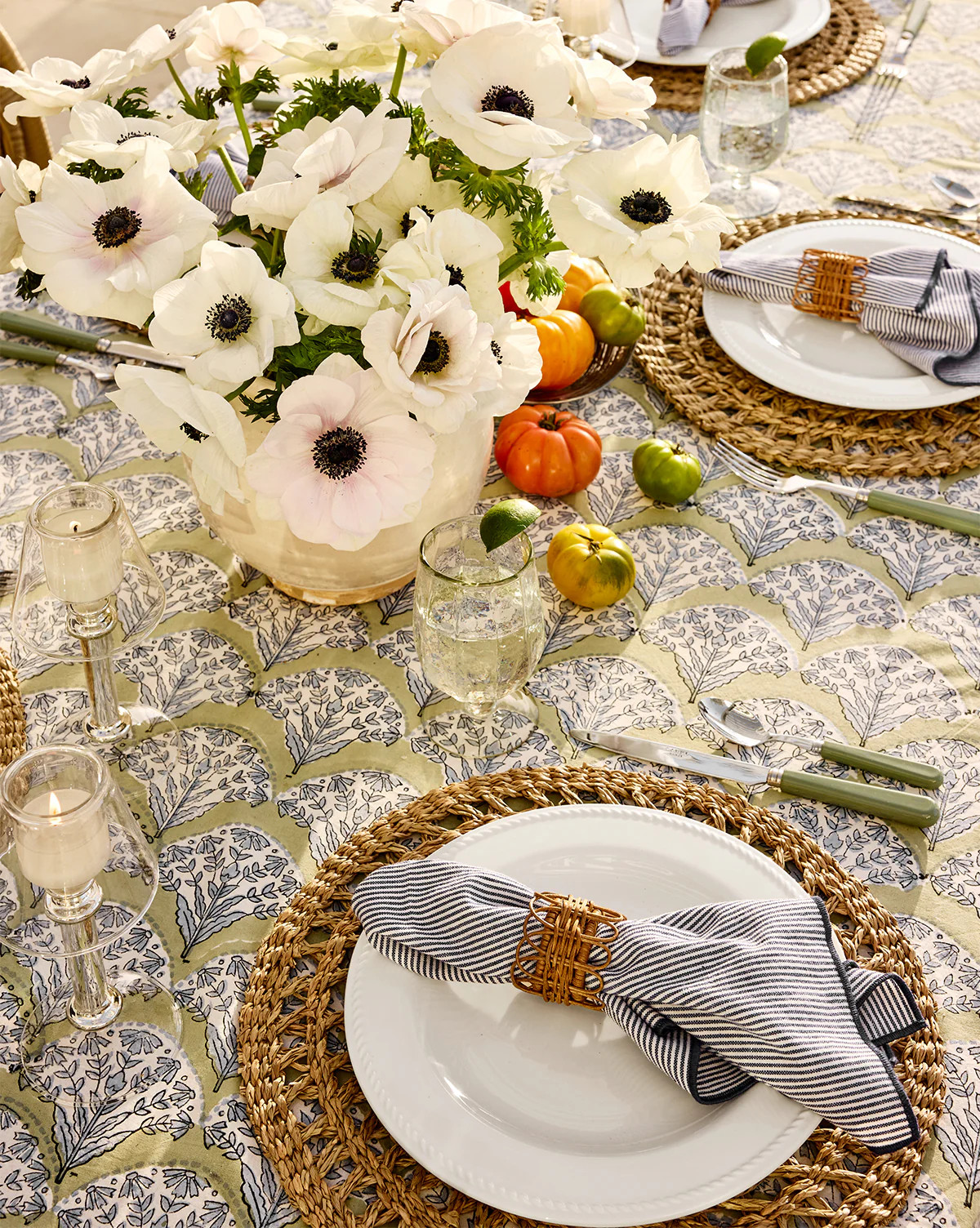 Romi Block Print Tablecloth | McGee & Co. (US)