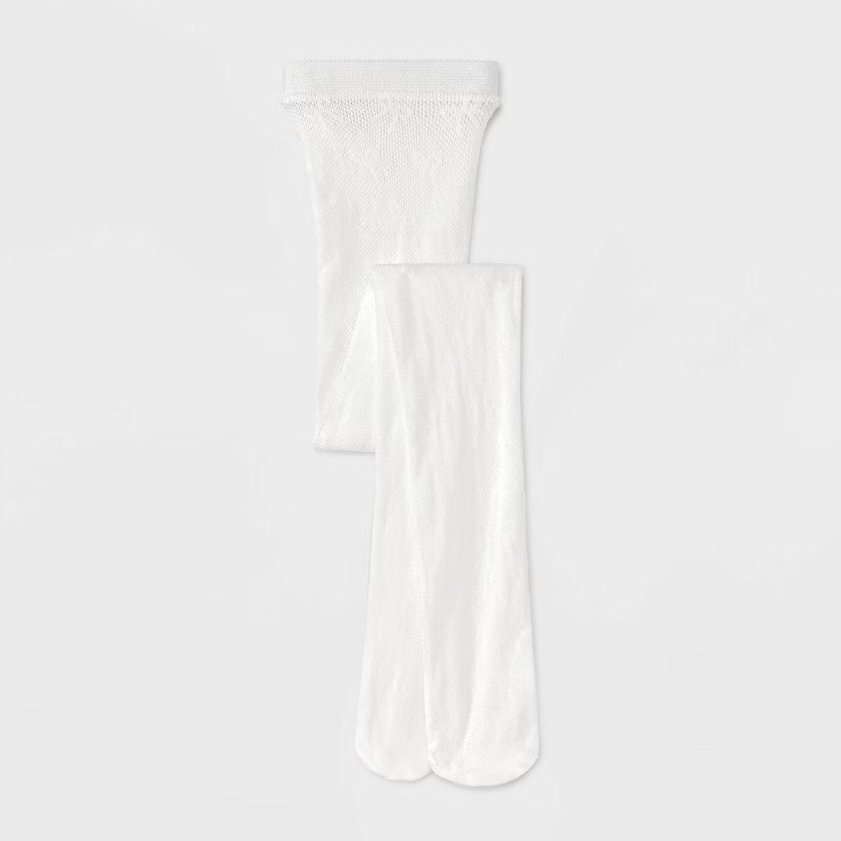 Toddler Girls' 'Bows' Tights - Cat & Jack™ White 4T-5T: High Waisted, Full Waistband Elastic, K... | Target