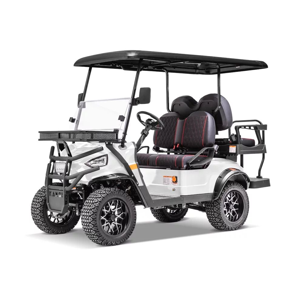 Kandi Electric Golf Cart Kruiser 4P AGM (White) | Walmart (US)