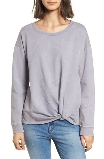 Women's Socialite Twist Hem Sweatshirt | Nordstrom