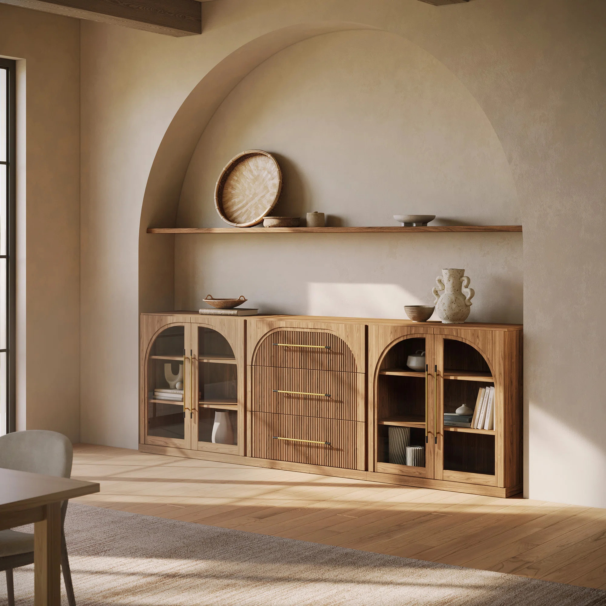 3-Piece Modular Sideboard Set - C+2A - Camel (Set of 3) | Wayfair North America