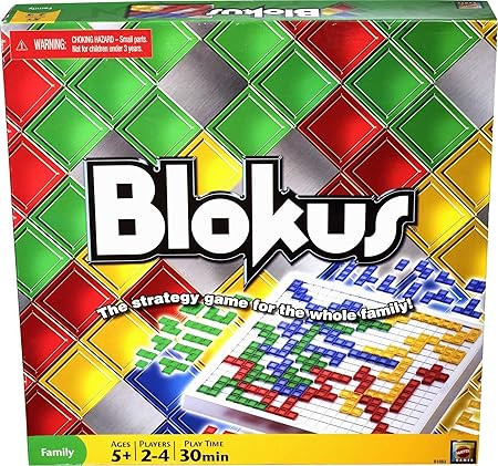 Mattel Games Blokus XL Strategy Board Game, Family Game for Kids & Adults with Colorful Oversized... | Amazon (US)