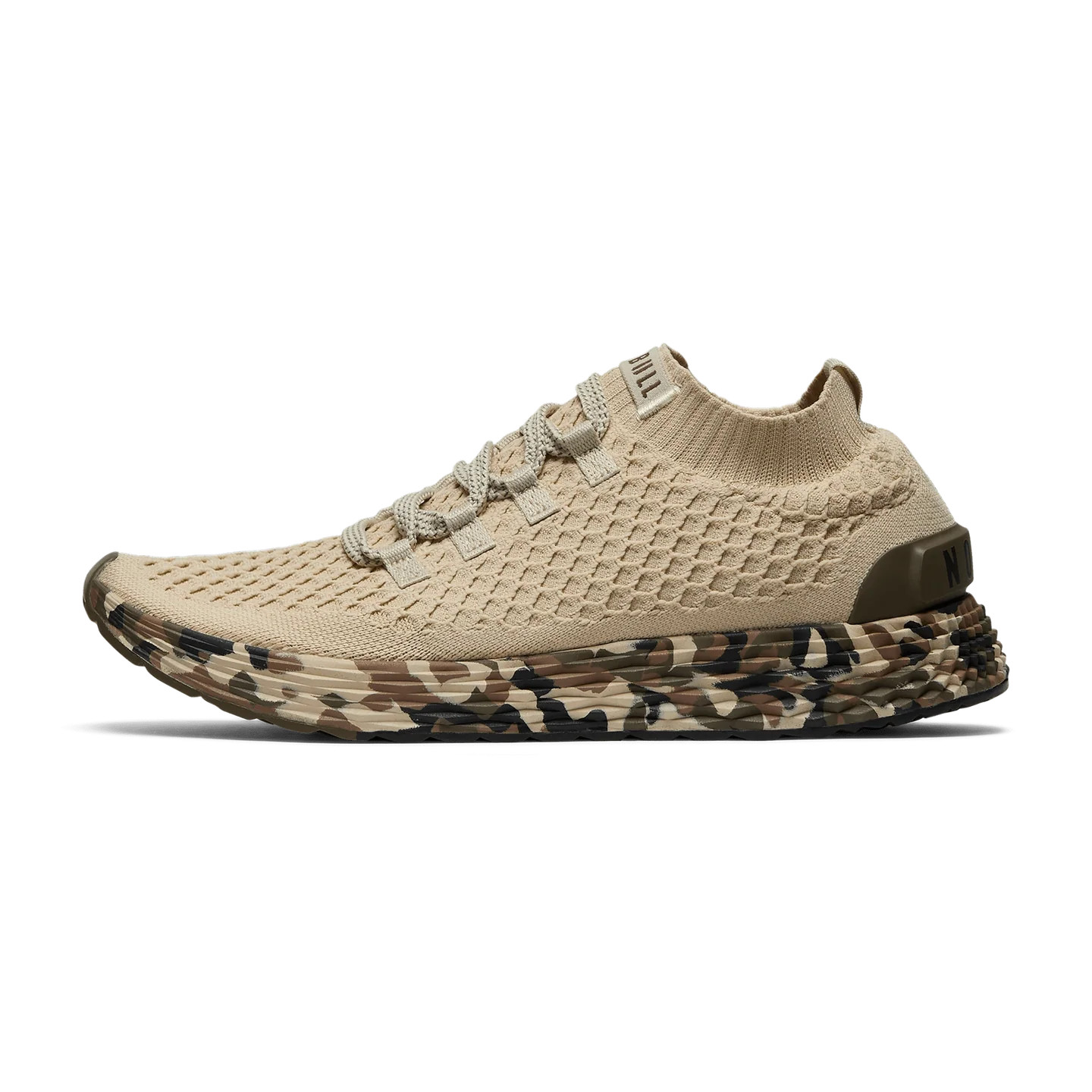 Women's Beige Camo Allday Knit Shoes | NOBULL | NOBULL