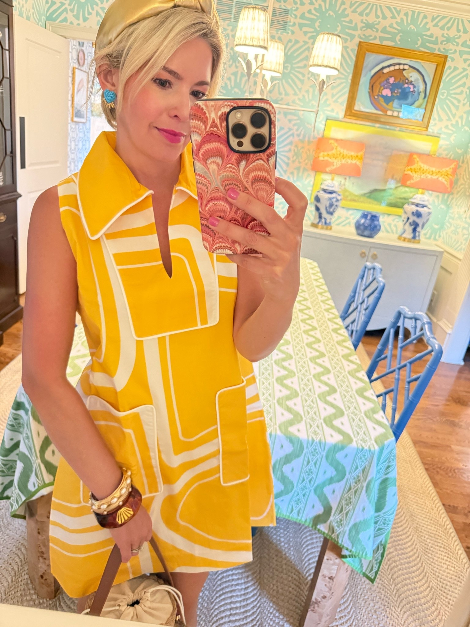 Yellow crush 💛☀️ 🍋 

On sale with code FREEDOM 

I wear a size small (0) in this brand.

House of MBR 💛💚🩵💙💜

#LTKootd #LTKgrwm #LTKSaleAlert