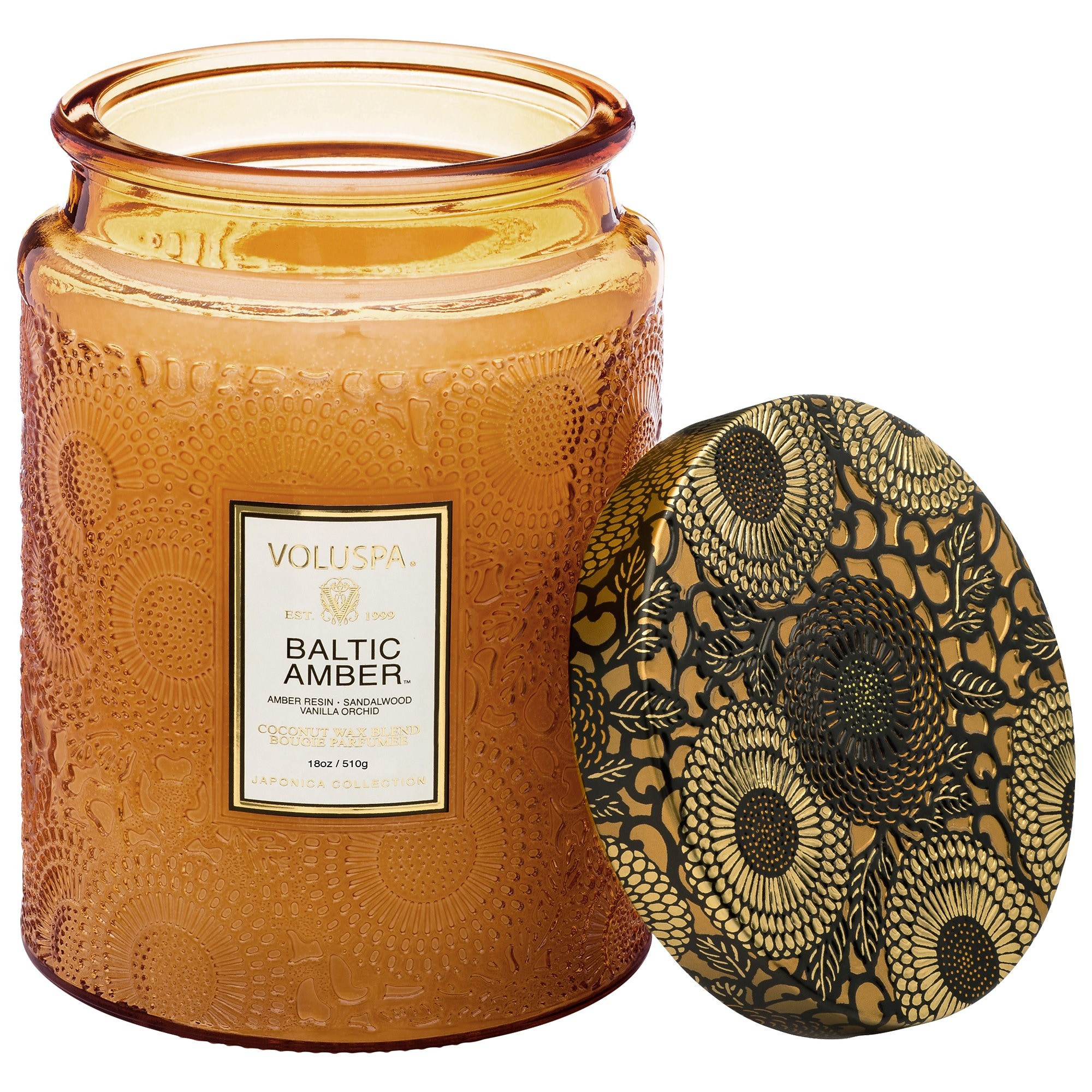 VOLUSPA Baltic Amber Glass Candle 18 oz/ 510 g 1-wick Candle | Sephora (US)