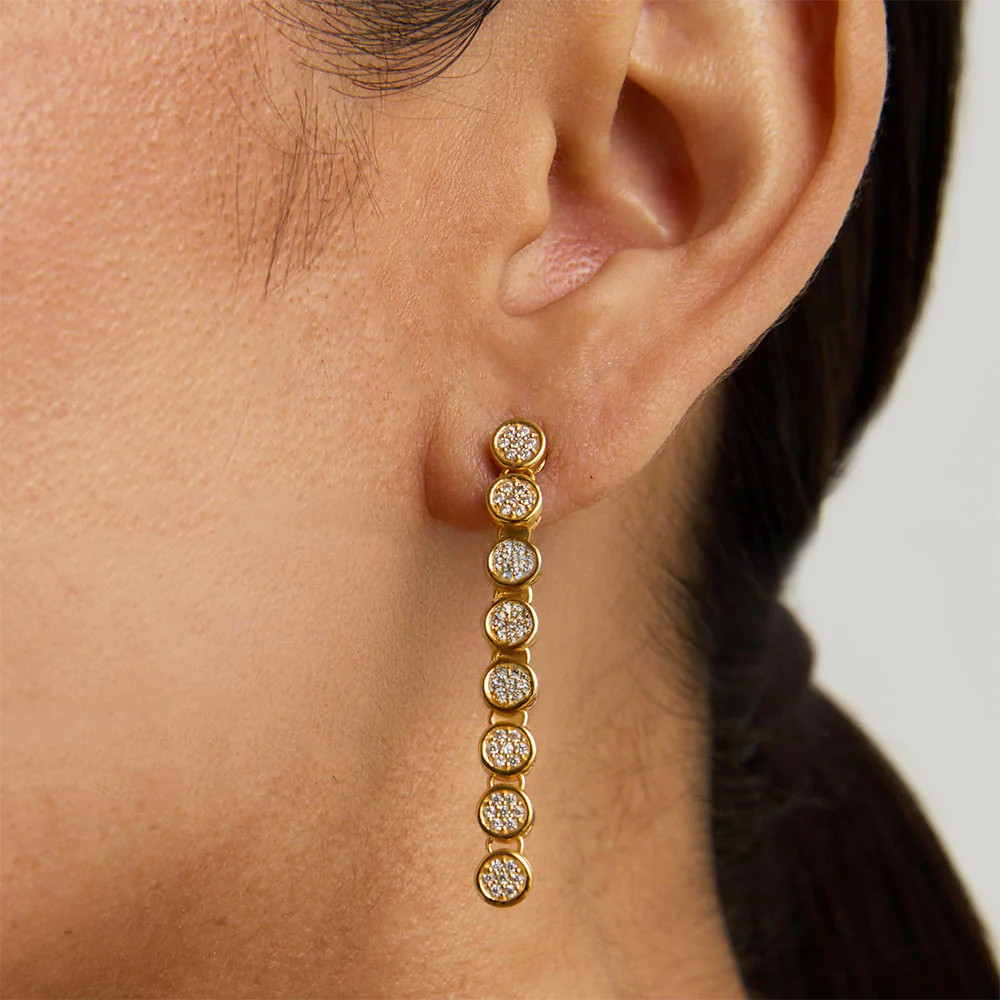 Mirabeau Pavé Drop Earrings | Dean Davidson