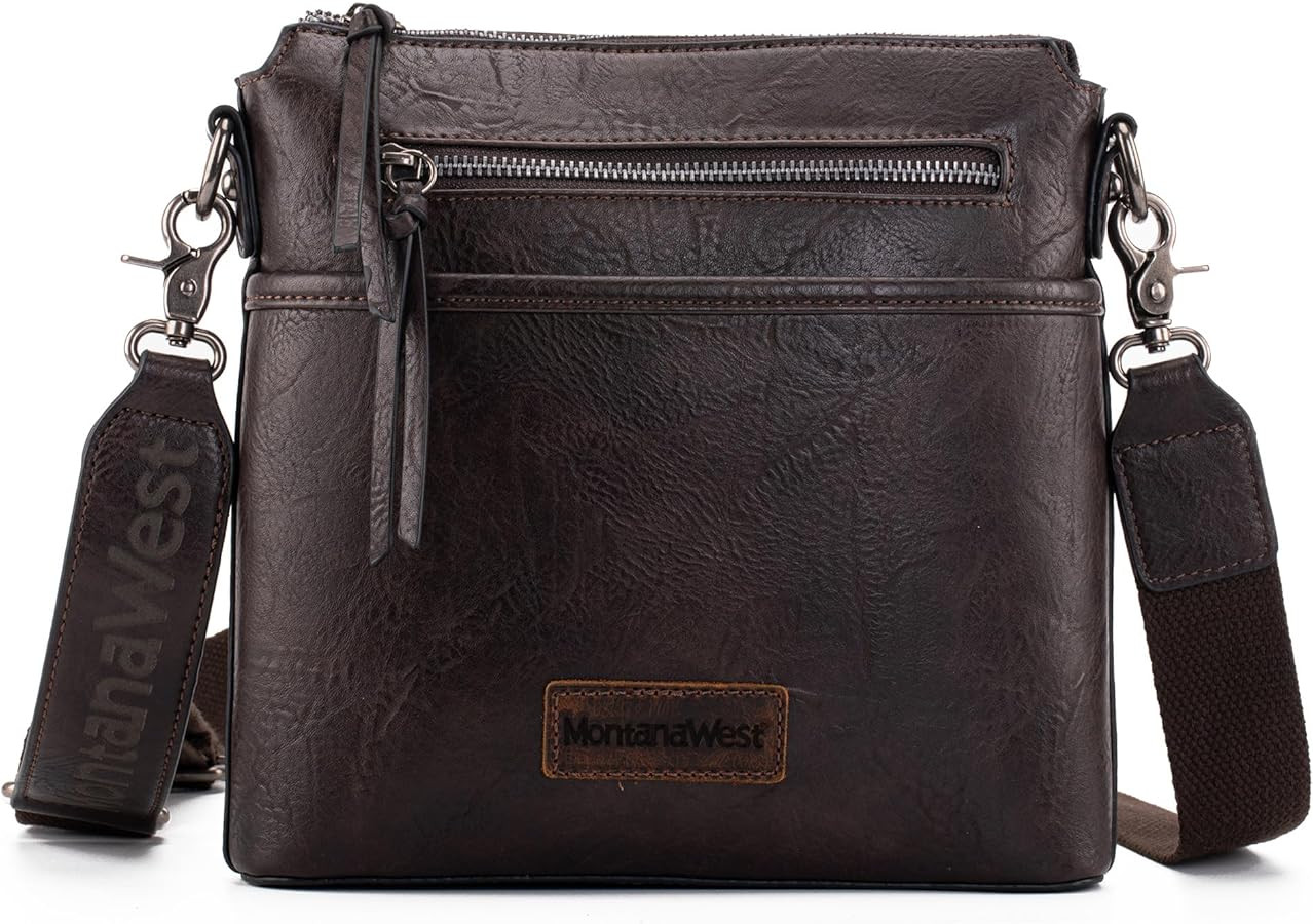 Montana West Crossbody Bag for Women Multi Pocket Cross Body Bag Purses with Guitar Strap | Amazon (US)
