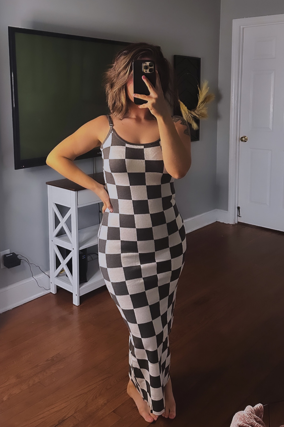 The most perfect, flattering dress I have put on my body 🖤 I'm in a medium!

#LTKmidsize #LTKstyletip #LTKfindsunder50