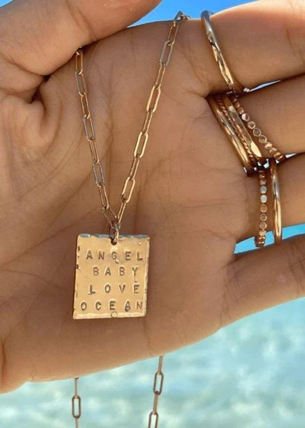 Hand Stamped Necklace | James Michelle