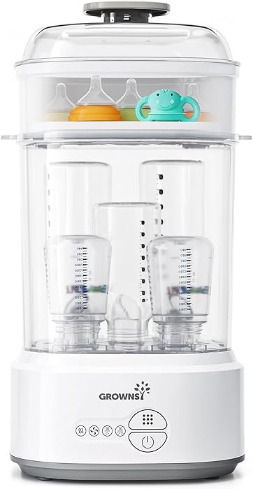 GROWNSY Bottle Sterilizer and Dryer, Compact Electric Steam Baby Bottle Sterilizer (Esterilizador... | Amazon (US)