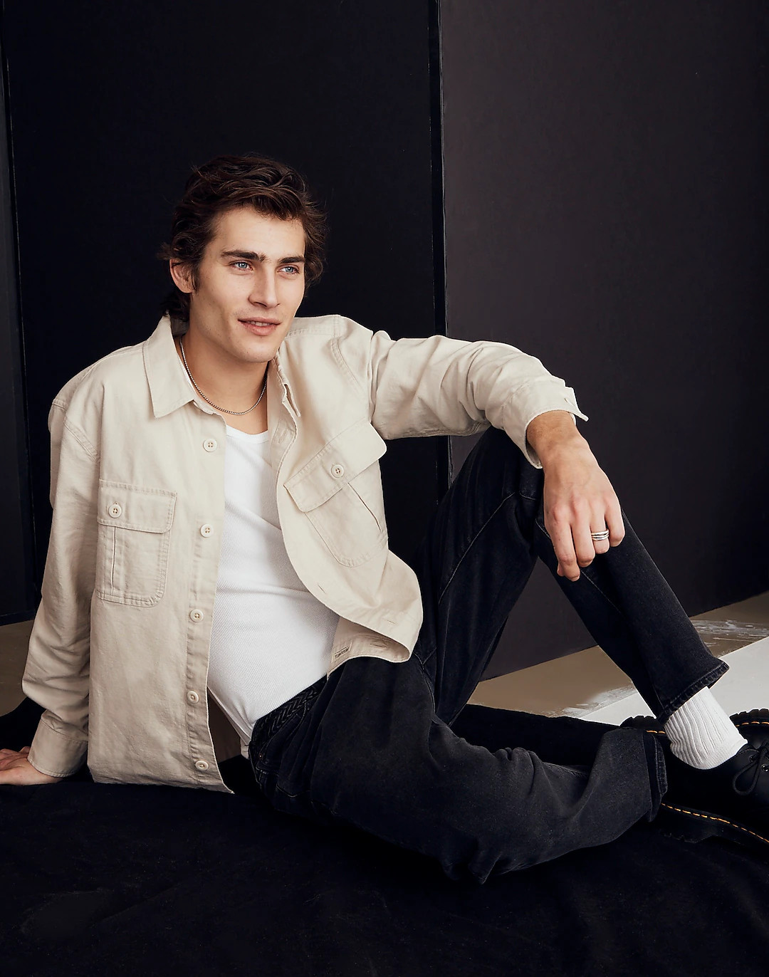 Cotton-Linen Boxy Shirt-Jacket | Madewell