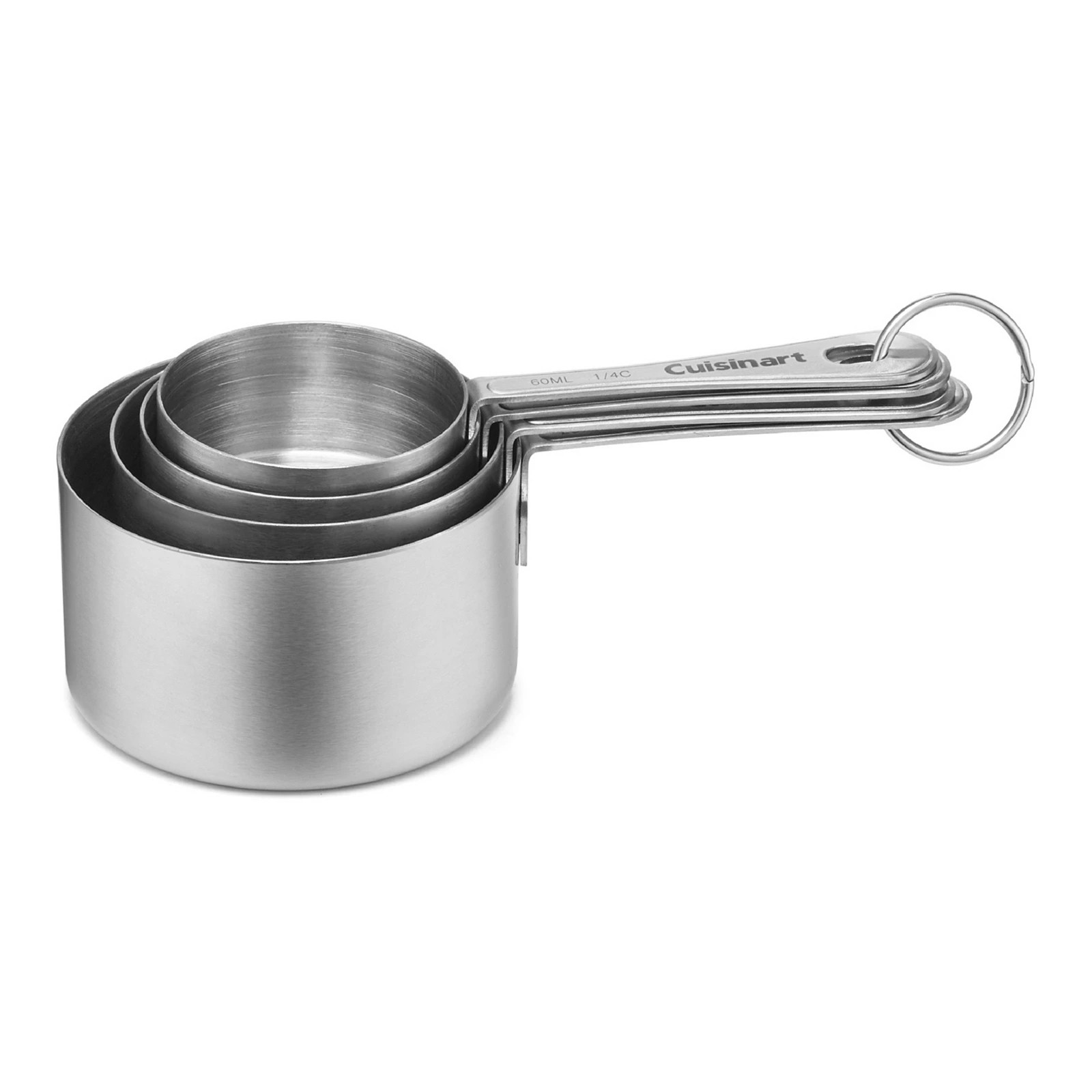 Cuisinart® 4-pc. Stainless Steel Measuring Cup Set, Gray | Kohl's