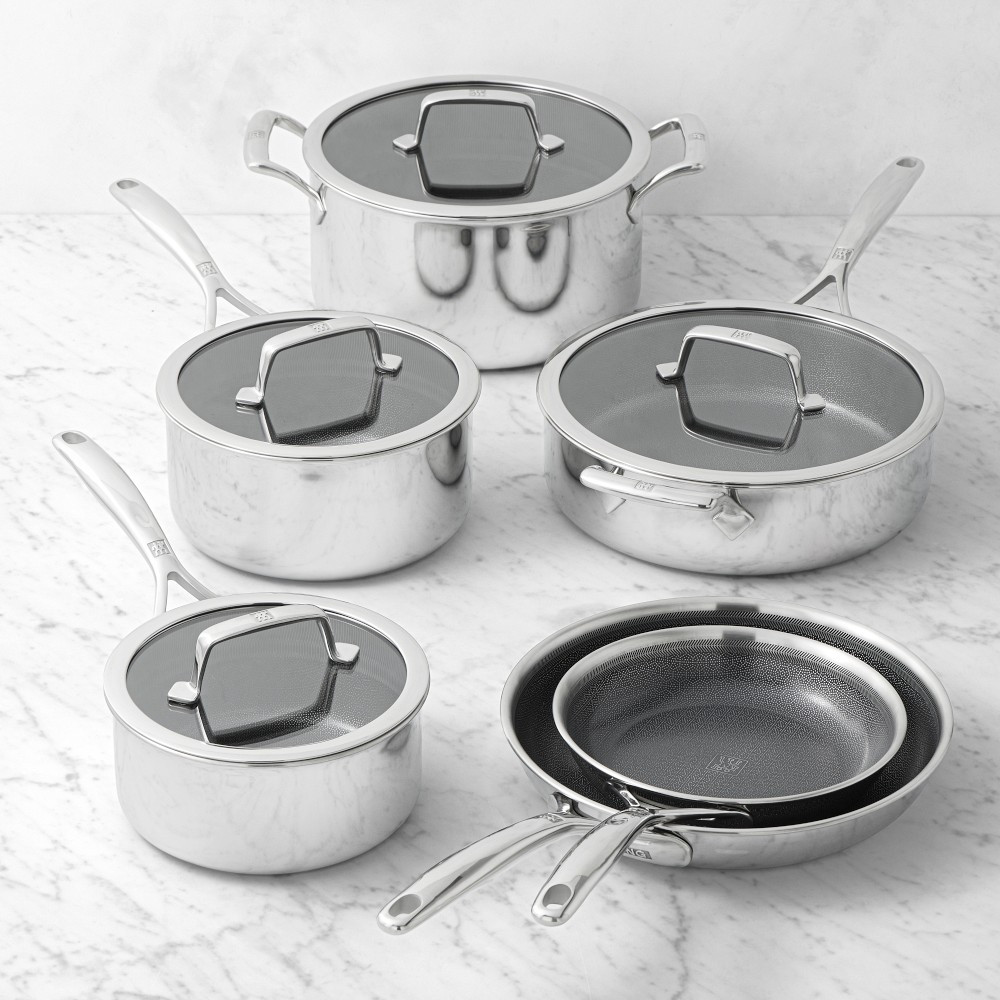 Zwilling Peak Hybrid Ceramic Nonstick 10-Piece Cookware Set | Williams-Sonoma