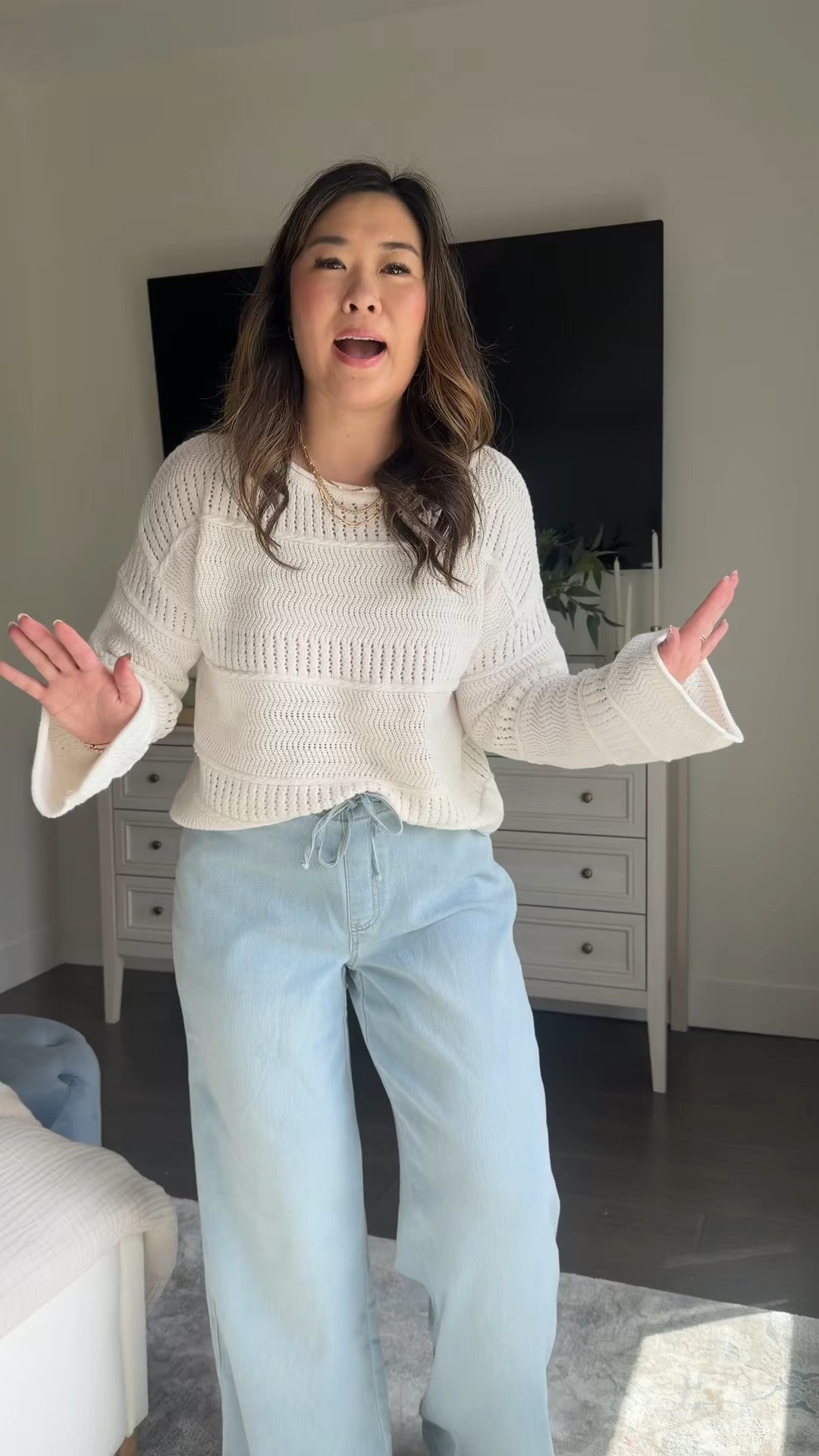 Walmart Outfit
Sweater: Large
Soft Pull On Denim: Medium 