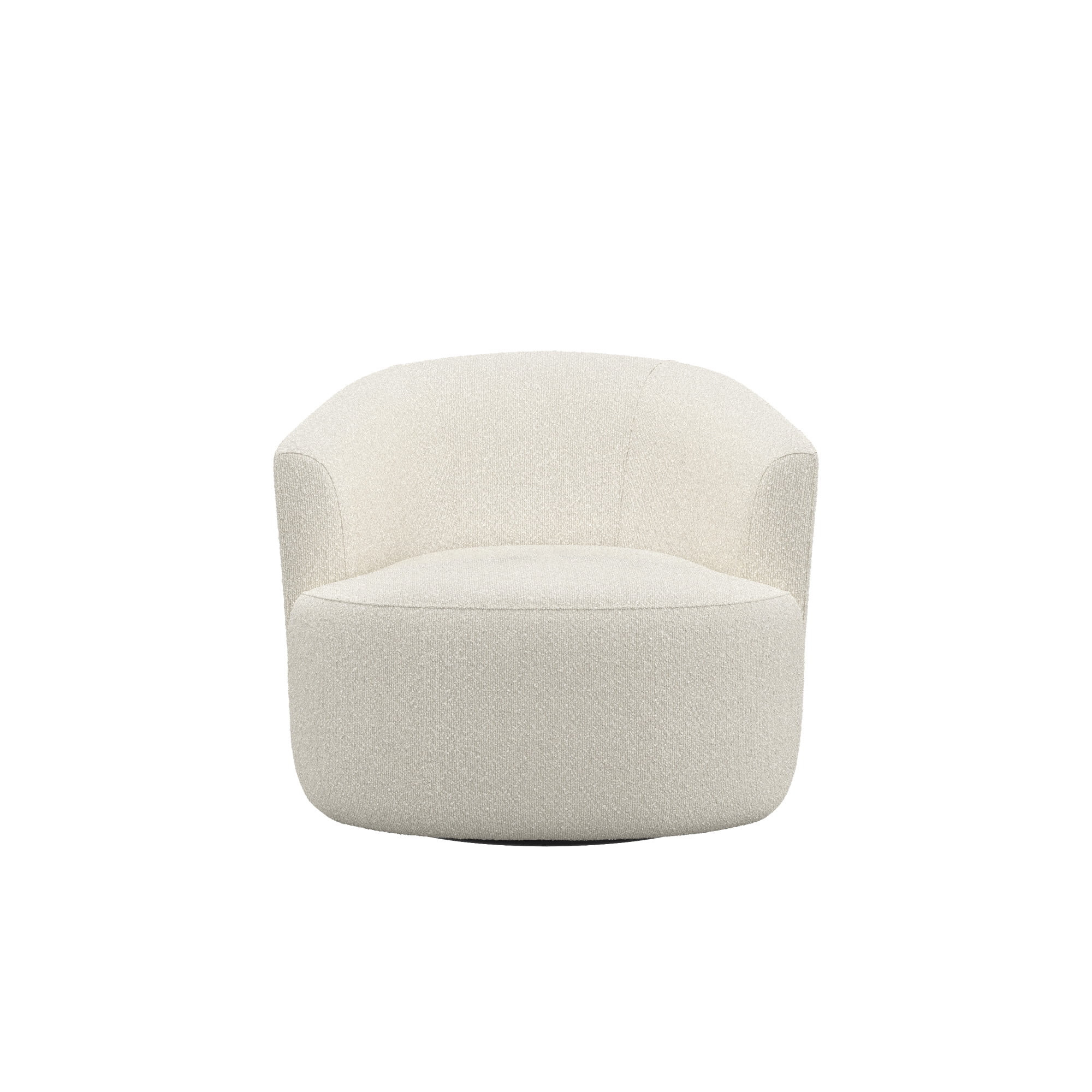 Mainstays Boucle Swivel Chair, Cream | Walmart (US)