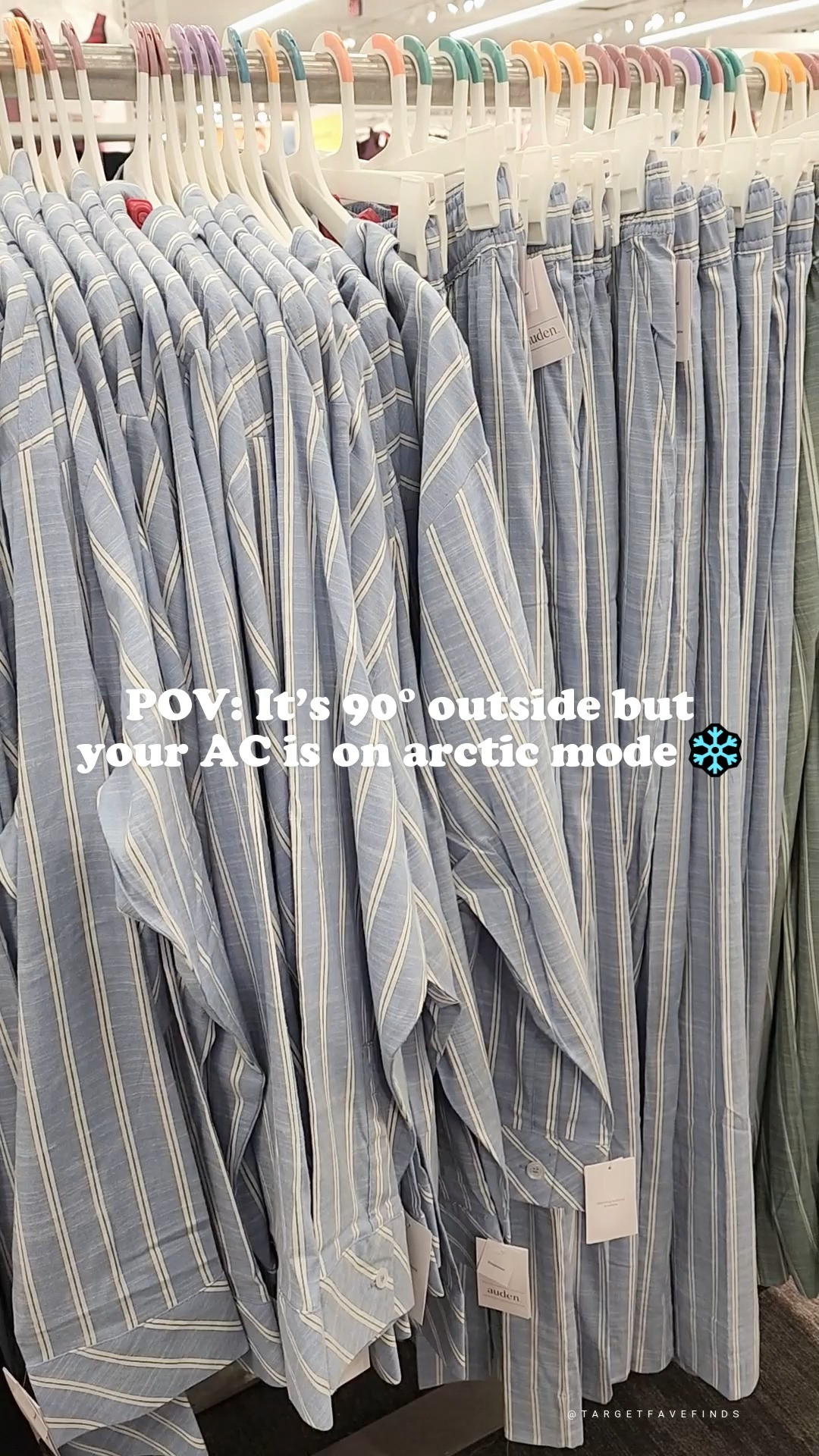 cotton blend striped pajama set at target, blue, green, minimal style, loungewear, comes in long and short sleeves shirts, pants, shorts, target finds, target style, targetfavefinds 

 #LTKFindsUnder50