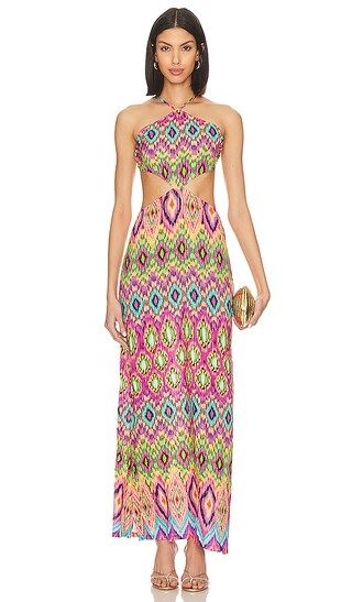 Miami Sorbet Cut Out Long Dress in Multicolor | Revolve Clothing (Global)