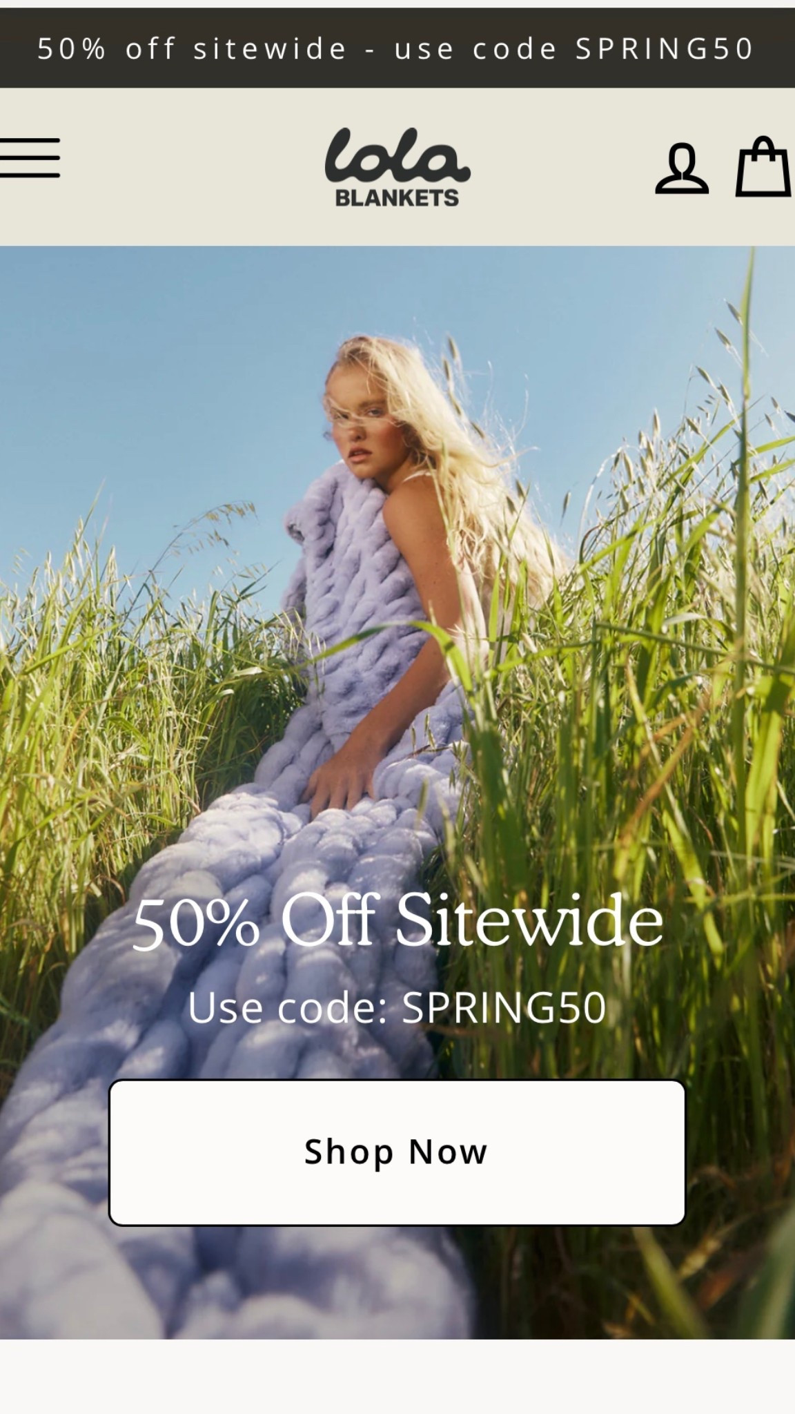 Use discount code SPRING50 to save on my favorite blankets! Great Mother’s Day gift  

#LTKHome #LTKSaleAlert #LTKMothersDay