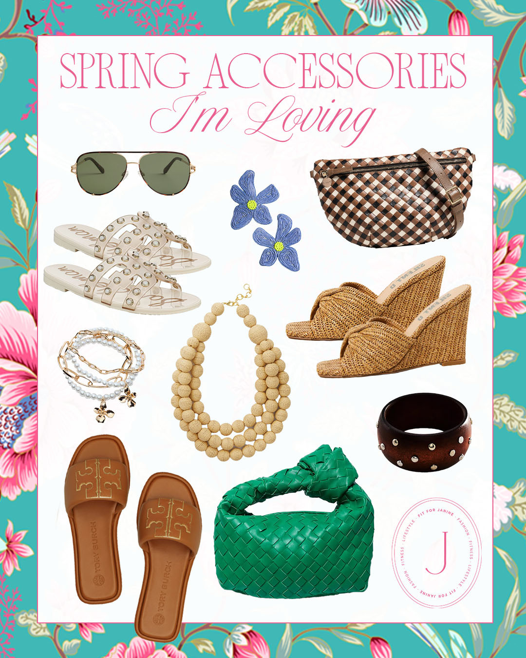 Nothing adds a little pep to your outfit than some fabulous accessories! Here are my favorites that I am loving this Spring! These also make for some gorgeous Mother's Day gifts too!

Fit4Janine, Sunglasses, Shoes, Earrings, Purses, Handbags, Slides, Heels, Jewelry, Bracelets, Necklaces 

 #LTKMothersDay #LTKSeasonal