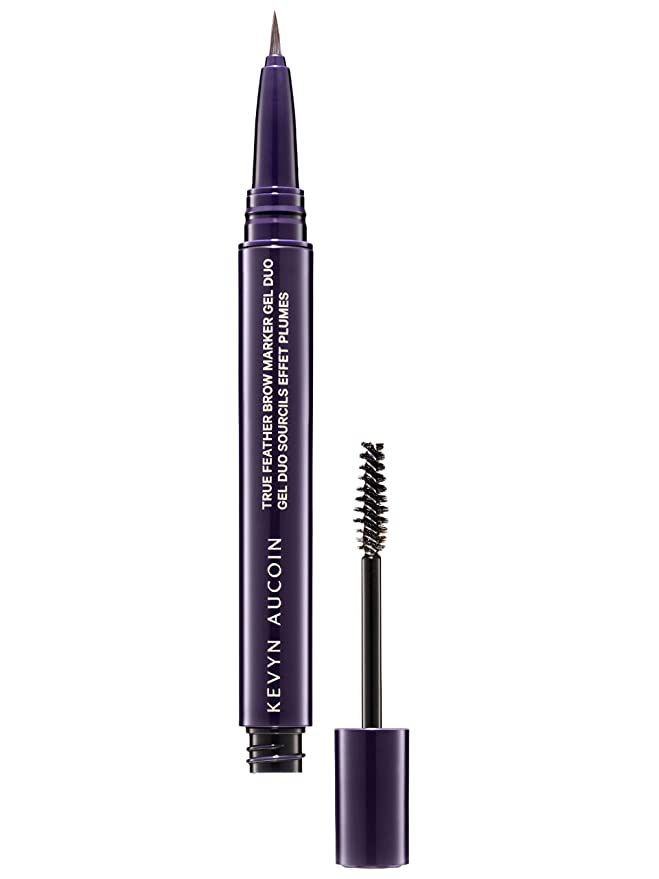 Kevyn Aucoin True Feather Brow Marker Gel Duo, Brunette: Dual-ended. Shapes, defines + sets brows... | Amazon (US)