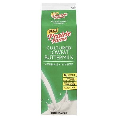 Prairie Farms 1% Buttermilk - 1qt | Target