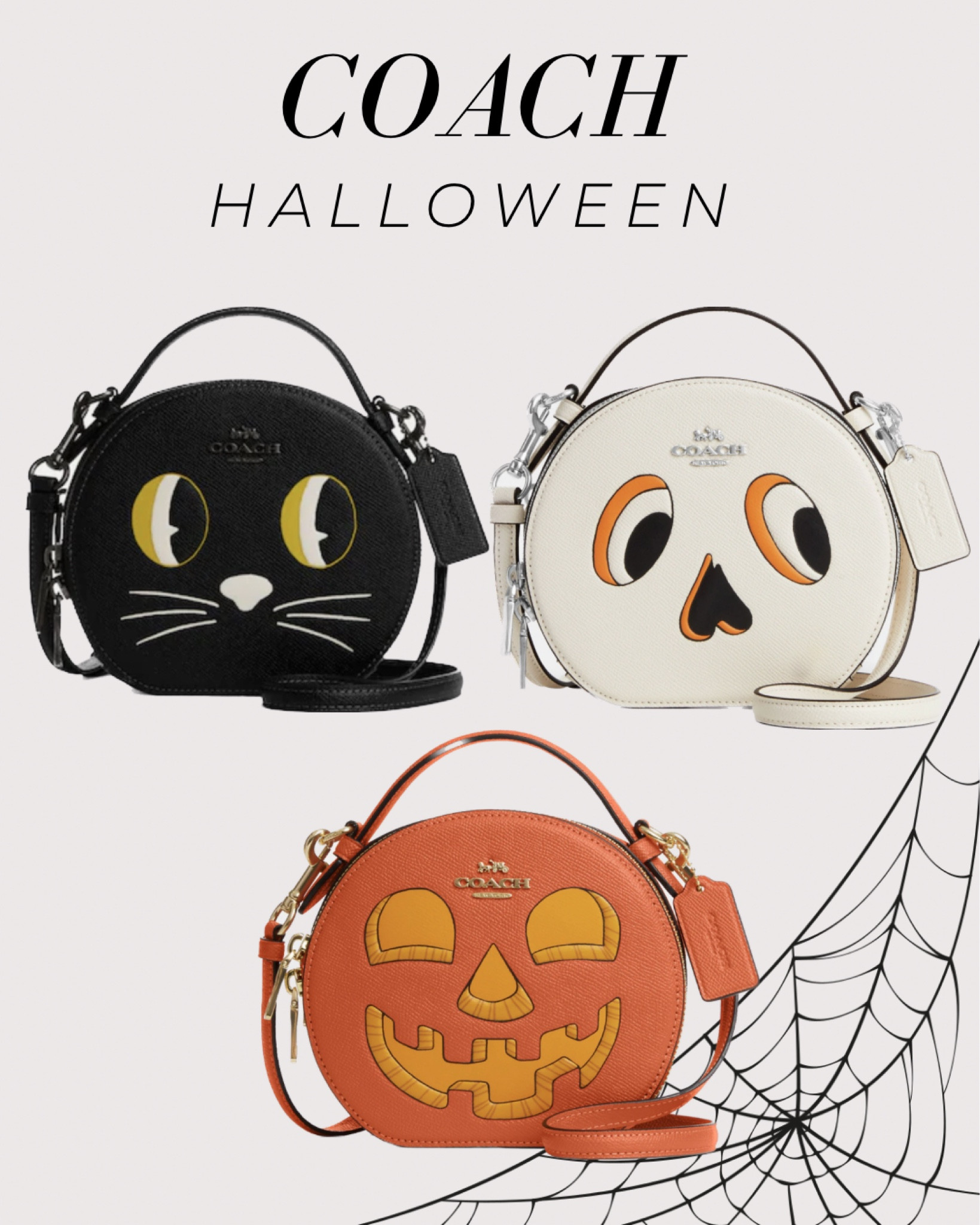 COACH®  Canteen Crossbody With Halloween Cat