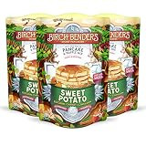 Birch Benders Sweet Potato Just-Add-Water Pancake & Waffle Mix, 12 Ounce (Pack of 3) | Amazon (US)