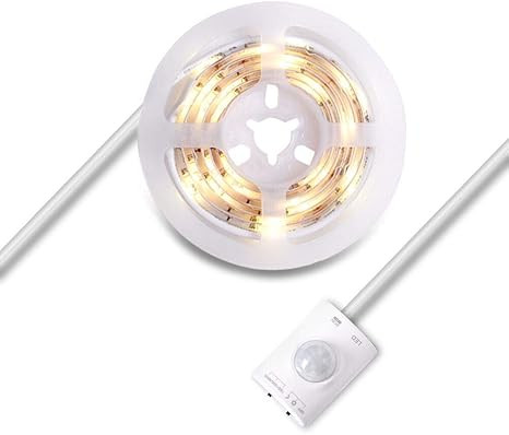 Motion Activated Closet Light, Megulla Motion Sensor LED Light Strip -39in/1m, USB Rechargeable B... | Amazon (US)