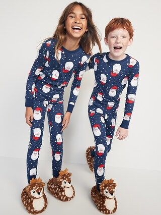 Matching Santa Claus Gender-Neutral Snug-Fit Pajamas for Kids | Old Navy (US)