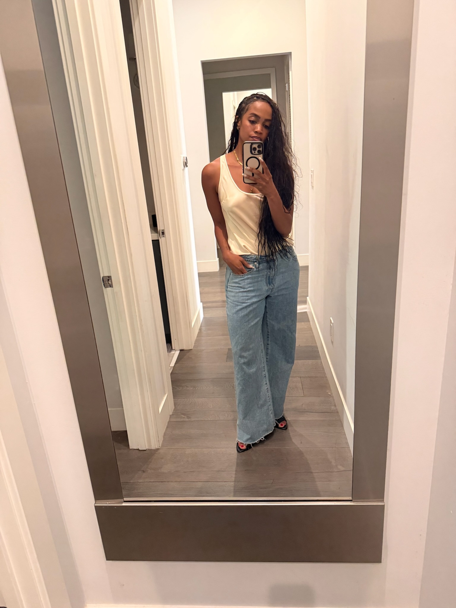 Exact jeans are Mossman but linked similar!

#LTKgrwm #LTKdayinmylife #LTKootd