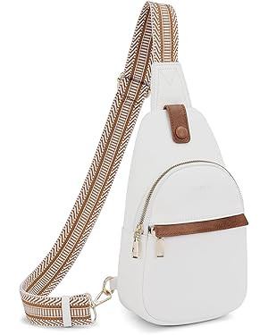 Small Sling Bag Crossbody Bags for Women, Fanny Pack Crossbody Purse for Women Trendy, Leather Ch... | Amazon (US)