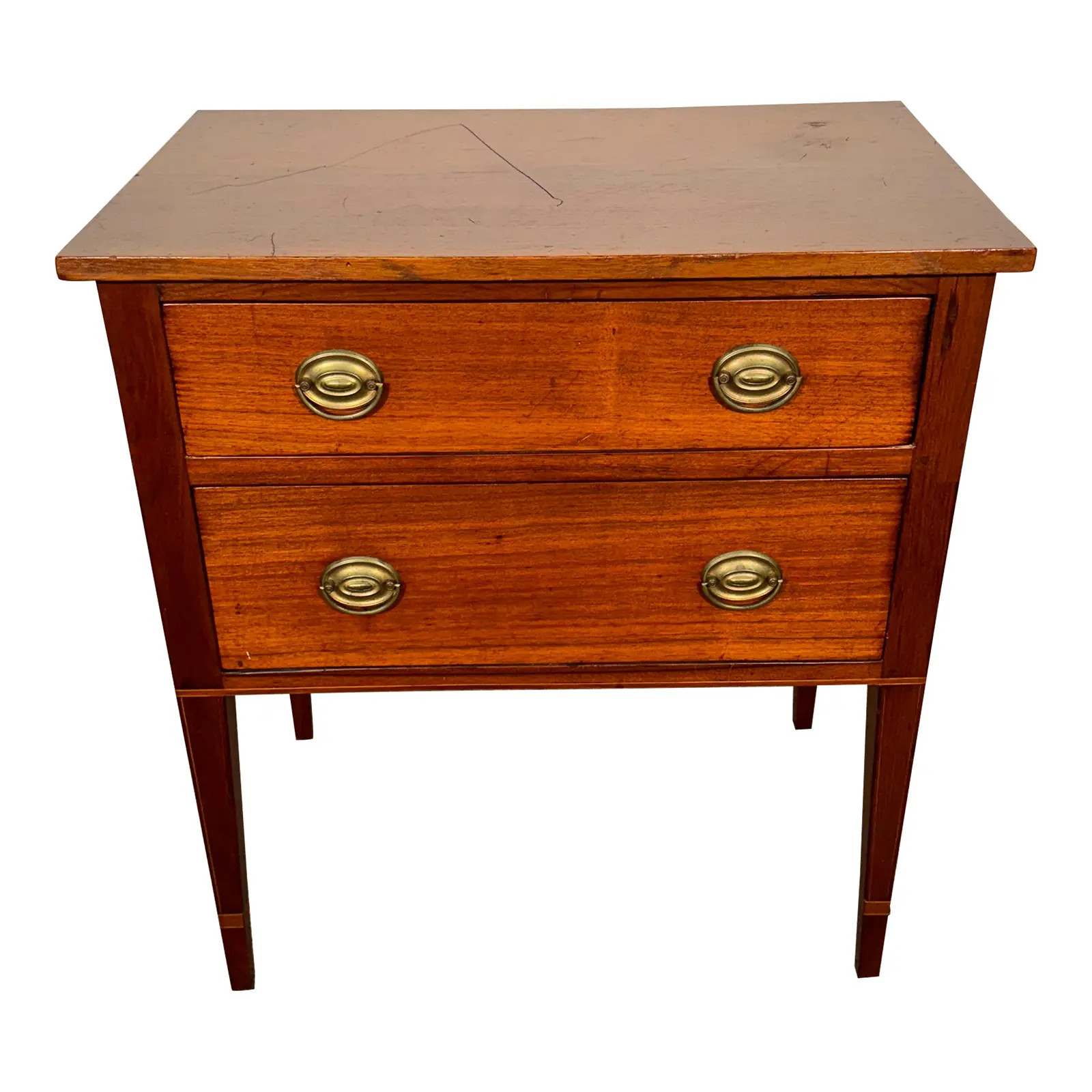 Late 19th Century 2 Draw Stand | Chairish