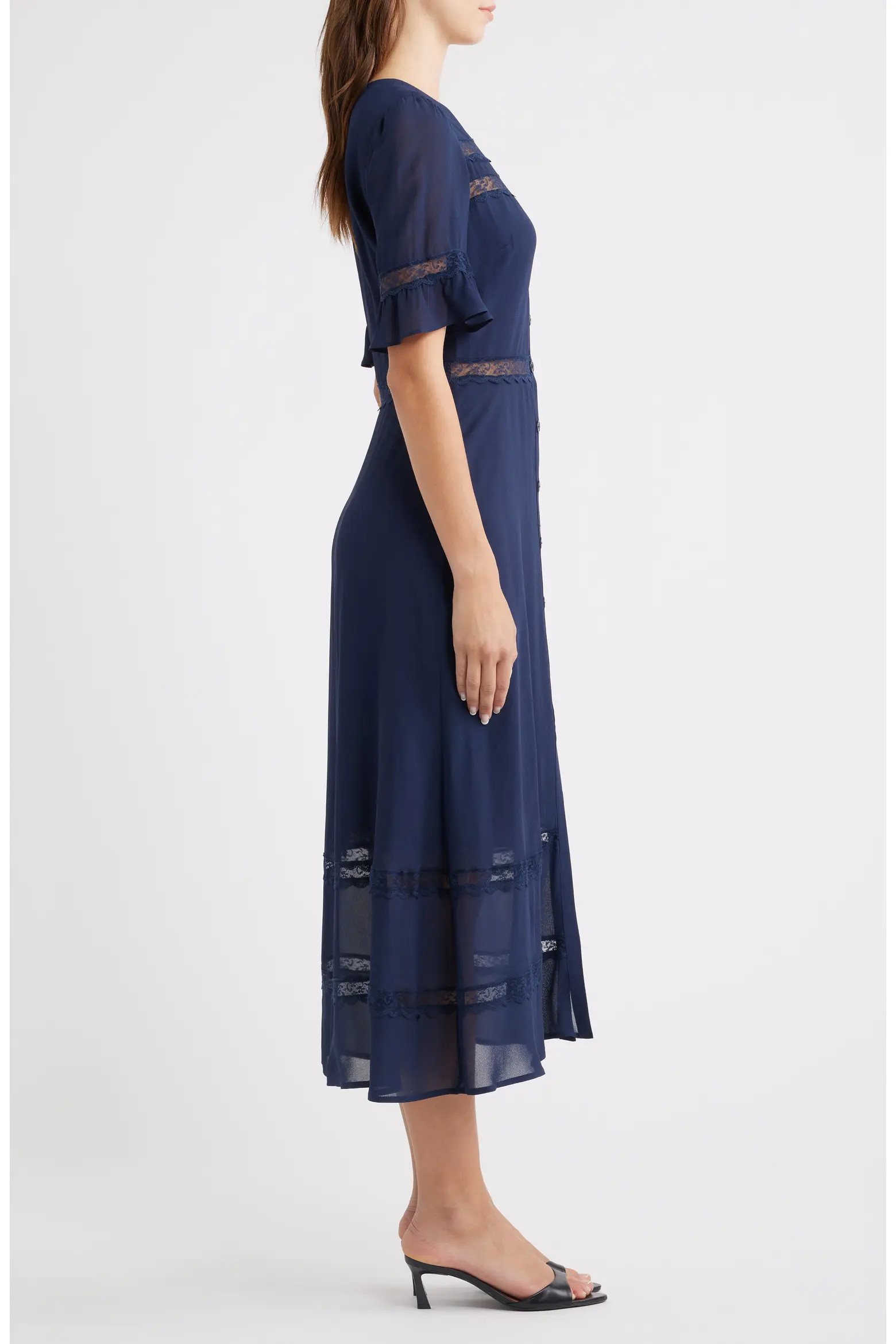 Woodson Lace Detail Shirtdress (Women) | Nordstrom | Nordstrom