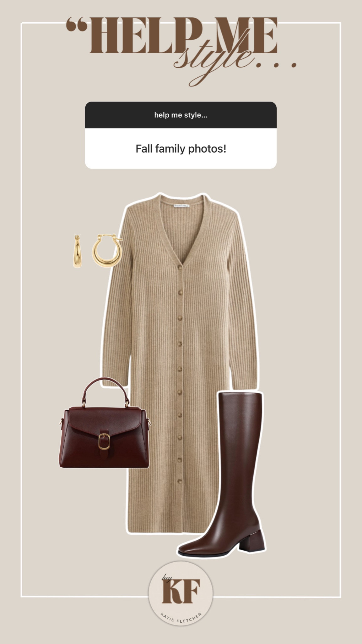 Sweater dress outfit for fall!

#LTKSeasonal #LTKStyleTip