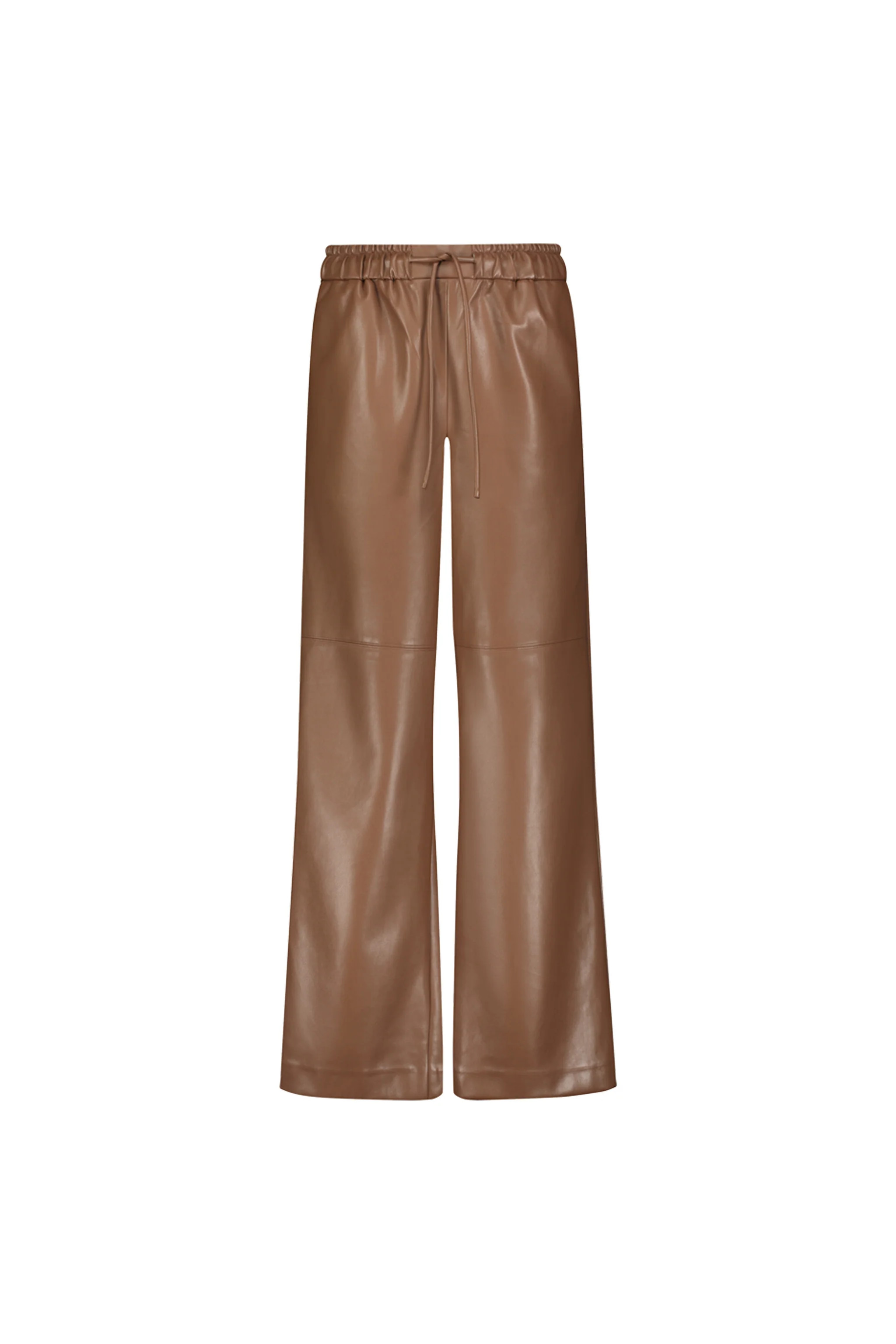 Vegan Leather Relaxed Drawstring Pant | MAYSON the label