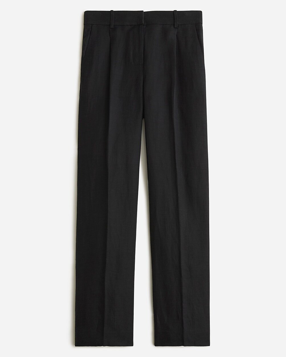 Petite straight-leg essential pant in Chelsea linen-cupro blend | J. Crew US